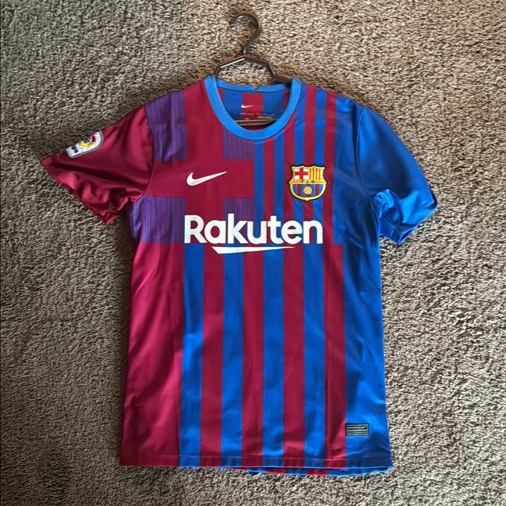 Nike FC Barcelona Blue and Red Jersey